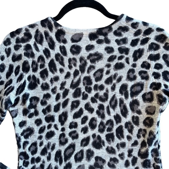 Charter Club Cashmere Leopard Print Size extra Small - Picture 9 of 13